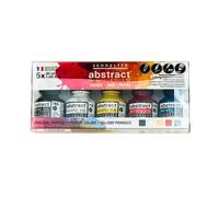 Sennelier Lot d'encre acrylique abstraite, comprend des flacons d'encre de 5 à 30 ml, couleurs primaires (10-134220-00)