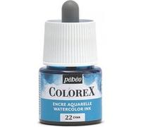 Encre aquarelle - Cyan - 22 - Illustration, BD, manga, calligraphie - Colorex - Pébéo - 45ml