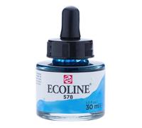 Royal Talens Encre aquarelle Ecoline 11255781 – Pot à pipette 30 ml Bleu ciel Cyan