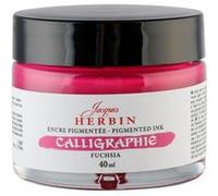 Encre de calligraphie pigmentée - Fuchsia - Jacques Herbin - Flacon 40ml