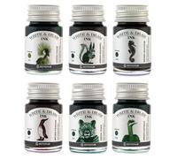 Encre de Chine FOREST, résistante à l'eau, 6 x 10 ml, pour stylos plume et pinceaux