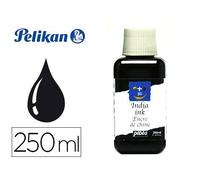 Encre de chine pébéo plume pinceau couleur noir flacon 250ml