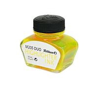 Encre de marqueur dans un flacon, jaune lumineux