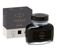 Parker flacon d'encre pour stylo plume | encre noire QUINK | 57 ml