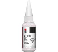 Marabu 12160059511 - Encre à l'alcool diamant pour un effet scintillant - 20 ml - Encre à alcool pour supports non absorbants - Papier spécial enduit, métal, céramique et verre