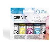 CERNIT CEASS005C - Assortiment 4 encres à alcool - Couleurs Primaires