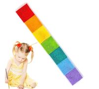 encreur arc-en- multicolore à faire soi-même Motif longue bande | Tampons encreurs pour timbres, papier, bois