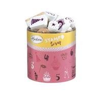 Encreur Et 35 Tampons Stampo Scrap Anniversaire