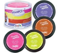 Encreur - Pour enfant - Encre lavable - 4 couleurs - Dès 3 ans - Aladine