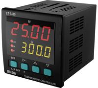 Enda ET7420-230 PID Régulateur de température Pt100, J, K, T, S, R Relais 2 A, SSR (L x l x H) 101 x 72 x 72 mm