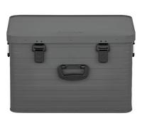 Enders® Alubox 3887 Toronto L Grey Boîte en aluminium avec couvercle Épaisseur de paroi 1 mm Étanche aux éclaboussures et empilable 63 l Avec couvercle Utilisable comme boîte de transport Gris