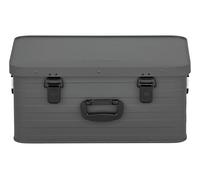 Enders® Alubox Toronto M Grey #3886 Boîte en Aluminium, 47 l, épaisseur de paroi 1 mm, étanche, empilable - Caisse en Aluminium, boîte en métal, avec Couvercle - Utilisable comme boîte de Transport,