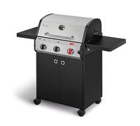 Enders - Barbecue gaz Chicago Next 3 R Turbo - 3 brûleurs Dont 1 Turbo Zone - Surface de Cuisson Switch Grid, 60 x 42 cm - Tablettes rabattables - Jusqu'à 10 convives - 10,6 KW