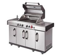 Enders Barbecue à gaz Kansas II Pro 4 SIK Profi Turbo – Infrarouge, Simple Clean, 4 brûleurs