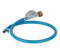 Enders Kit régulateur de Pression (Pression de Sortie 29mbar) et Tuyau - Set pour raccord gaz BBQ - Longueur du Tuyau : 80 cm, diamètre intérieur 8 mm - Raccord Italien #1210