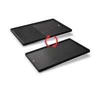 Enders® Switch Grid Plaque réversible en Fonte 1/2 Chicago 4 Noir/Gris