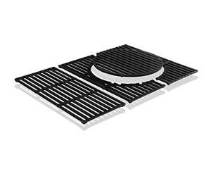 Enders Système de grille Switch Grid 7809, fonte, pour gril à gaz BROOKLYN, accessoires de gril, grille de gril, inserts - grille à saisir, pierre à pizza, poêle et rôtissoire à volaille