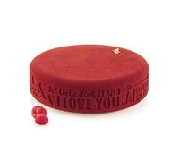 ENDLESS LOVE Moule rond Mots incrustés en silicone SilikoMart 3Design D19 cm SC