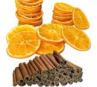 endlosschenken - 20 tranches d'orange séchées et 20 bâtons de cannelle, décorations de guirlande de Noël, décoration naturelle pour guirlande de l'Avent
