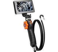Endoscope boroscopique bidirectionnel articulé à 180° IPS 5 pouces, zoom 8X, objectif 6,4 mm