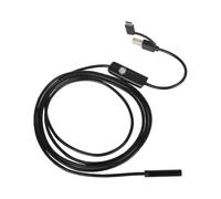 Endoscope de type C - Lunette moteur étanche, 6 LED | Sonde de 7 mm, port USB de type C, installation d'inspection du tuyau de réparation du moteur de voiture, étanche IP67, 6 LED