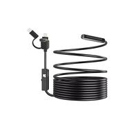 Endoscope Étanche IP67 Caméra Multi Ports USB-C Micro USB USB Longueur 5m Noir