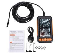 Endoscope industriel 8 mm, double objectif 1080p, écran IPS 4,3 pouces, éclairage à 8 LED, caméra d'inspection de canalisations étanche IP67 avec câble de 5 m