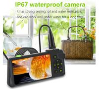 Endoscope industriel avec écran couleur IPS 4,5 pouces, photos 1080P, vidéos, caméra serpent, 8 LED, endoscope, 2 millions de pixels, inspection
