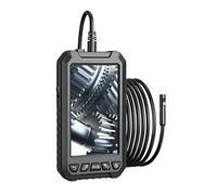 Endoscope industriel, caméra endoscopique HD 1080p à double objectif de 12,7 cm avec câble semi-rigide, portée d'inspection étanche pour égout de tuyau automobile
