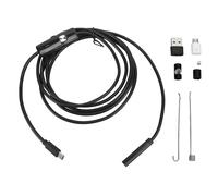 Endoscope industriel de 7 mm de diamètre, caméra d’inspection USB avec connecteur Type C et micro-USB, boroscope flexible HD 2 MP pour l’inspection mécanique des cavités internes