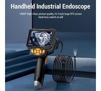 Endoscope industriel portatif, caméra d'inspection étanche 1080P, 2 millions de pixels, niveau d'étanchéité IP67, batterie intégrée de grande capacité 2000mAh, transmission d'image efficace