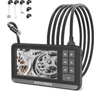Endoscope numérique HD avec écran IPS de 4,3 pouces et indice de protection IP67, caméra d'inspection portable équipée de 8 LED et d'un câble flexible de 5 m