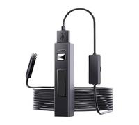 Endoscope, Outils endoscopiques d'inspection de voiture de Smartphone d'endoscope de caméra de Wifi 1200P(2m,Flexible wire)