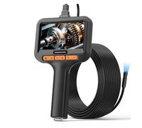 Endoscope portatif industriel à écran IPS de 4,3 pouces, caméra HD1080P, Endoscope d'inspection de voiture USB 8MM 2M-100M 8LED 2600mAh étanche Haute résolution, faible erreur(30M)