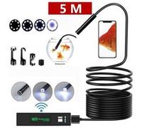 Endoscope Sans Fil WiFi 1200P Caméra D'inspection avec 5M de fil dur G