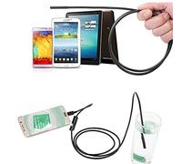 Endoscope USB Android, 7mm, 2m de Longueur, ¨¦tanche avec 6 LED, Mini Cam¨¦ra d'Inspection Flexible