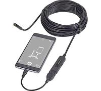 VOLTCRAFT VC-8919590 Endoscope USB Sonde-Ø : 8 mm Longueur de la sonde : 9.85 m Fonction image, fonction vidéo, éclairage LED (VC-8919590)