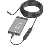 VOLTCRAFT VC-8919590 Endoscope USB Sonde-Ø : 8 mm Longueur de la sonde : 9.85 m Fonction image, fonction vidéo, éclairage LED (VC-8919590)
