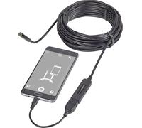 VOLTCRAFT VC-8919590 Endoscope USB Sonde-Ø : 8 mm Longueur de la sonde : 9.85 m Fonction image, fonction vidéo, éclairage LED (VC-8919590)