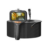 Endoscopes, Caméra endoscopique Industrielle 4.3 Pouces 1080P HD, Tenue dans la Main, étanche, contrôle des égouts de Voiture(Front 5.5mm Split)