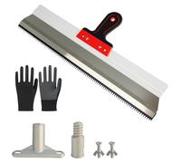Enduit à grain fin, 56 cm, spatule pour enduit, adaptée aux travaux de plâtrerie et de façade