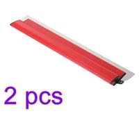 Enduit de lissage pour plâtrerie sèche - Enduit pour grandes surfaces - 60 cm - Plastique - Lot de 2