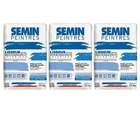 Enduit de Lissage Semin Lisseur ETS2, Intérieur, Poudre, sac de 25 kg, Lot de 3