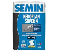 Enduit de Ragréage Autolissant Kedoplan 4 Semin, Sol Intérieur et extérieur, sac de 25 kg