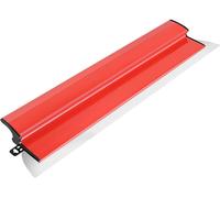 Enduit de surface de 60 cm en acier inoxydable, pour travaux de plâtrerie, idéal pour lisser de grandes surfaces, avec une poignée ergonomique