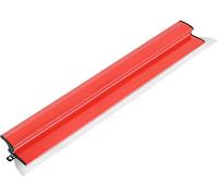 Enduit de surface en acier inoxydable, longueur 100 cm, idéal pour les grandes surfaces de travail, pour la finition des cloisons sèches, avec lame interchangeable et poignée ergonomique