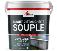 Enduit d'étanchéité Piscine Cuve Hors Sol - ARCACIM S2 AQUA. - 20 kg Blanc