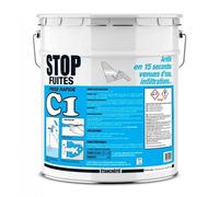 Enduit d'étanchéité, prise rapide, colmatage, anti-infiltrations, murs, maçonnerie, sous-sols, bassins C1 stop fuites - PROCOM 3.5 Kg