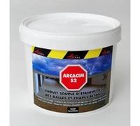 Enduit d'étanchéité Sous-Carrelage Souple Résistant Pression et Contre-Pression D'eau- Vert Kaki-20kg- Arcacim S2 G
