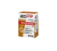 Enduit en poudre pour bois - Toupret - REPAR'WOOD - 1kg - Marron - Intérieur